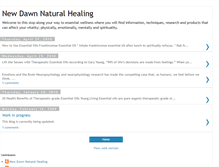 Tablet Screenshot of newdawnnaturalhealing.blogspot.com