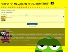 Tablet Screenshot of animaciondecaricaturas.blogspot.com