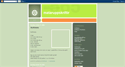 Desktop Screenshot of mataruppskriftir.blogspot.com