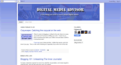 Desktop Screenshot of digitalmediaadvisor.blogspot.com