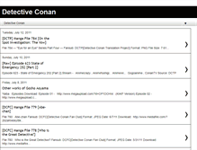 Tablet Screenshot of anime-detective-conan.blogspot.com