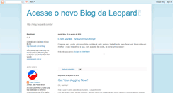 Desktop Screenshot of lojasleopardi.blogspot.com