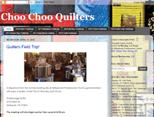 Tablet Screenshot of choochooquilters.blogspot.com