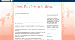Desktop Screenshot of datosparanoviaschilenas.blogspot.com