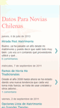 Mobile Screenshot of datosparanoviaschilenas.blogspot.com