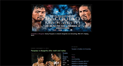 Desktop Screenshot of margarito-vspacquiao.blogspot.com