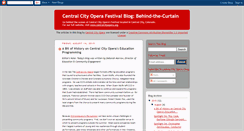 Desktop Screenshot of centralcityoperafestival.blogspot.com