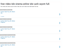 Tablet Screenshot of freevideoizleklip.blogspot.com