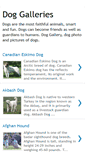 Mobile Screenshot of dog-galleries.blogspot.com