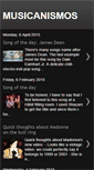 Mobile Screenshot of musicanismos.blogspot.com