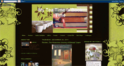 Desktop Screenshot of myteatimeisbooktime.blogspot.com