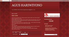 Desktop Screenshot of agushariwiyono.blogspot.com