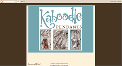 Desktop Screenshot of kaboodlependants.blogspot.com