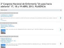 Tablet Screenshot of congresoenfermeria2010.blogspot.com