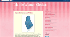 Desktop Screenshot of islamic-women-clothes.blogspot.com