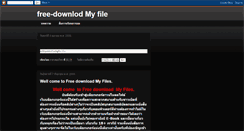 Desktop Screenshot of free-downlodmyfile.blogspot.com