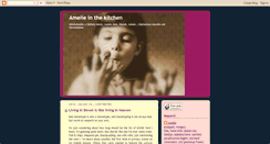 Desktop Screenshot of amelieinthekitchen.blogspot.com