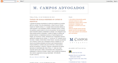 Desktop Screenshot of marciocamposadvogados.blogspot.com
