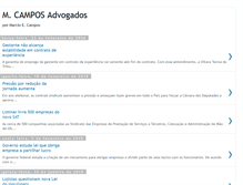 Tablet Screenshot of marciocamposadvogados.blogspot.com