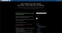 Desktop Screenshot of ibm-testking-exams.blogspot.com