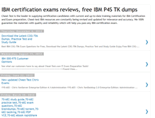 Tablet Screenshot of ibm-testking-exams.blogspot.com