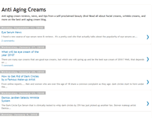 Tablet Screenshot of bestantiagingcreamreviews.blogspot.com