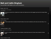 Tablet Screenshot of mattyandcaitlin.blogspot.com