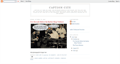 Desktop Screenshot of captioncity.blogspot.com