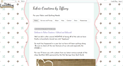 Desktop Screenshot of fabriccreations-tiffany.blogspot.com