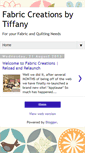 Mobile Screenshot of fabriccreations-tiffany.blogspot.com