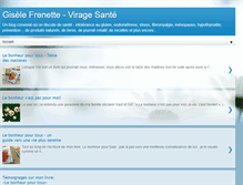 Tablet Screenshot of gisele-frenette.blogspot.com