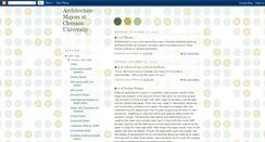 Desktop Screenshot of clemsonarchitecture.blogspot.com
