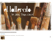 Tablet Screenshot of eltallercito-arte.blogspot.com