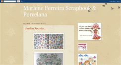 Desktop Screenshot of marleneferreirascrapbook.blogspot.com