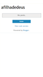 Mobile Screenshot of afilhadedeus.blogspot.com