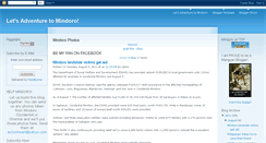 Desktop Screenshot of ilovemindoro.blogspot.com