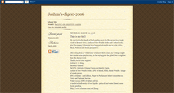 Desktop Screenshot of josh-digest-06.blogspot.com
