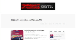 Desktop Screenshot of khayalanmasa.blogspot.com