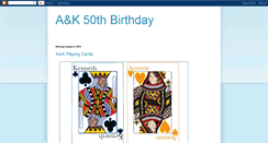 Desktop Screenshot of ak50thbirthday.blogspot.com