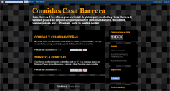 Desktop Screenshot of comidascasabarrera.blogspot.com