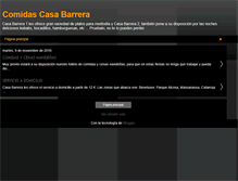 Tablet Screenshot of comidascasabarrera.blogspot.com
