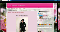 Desktop Screenshot of hairfashionandbeauty.blogspot.com