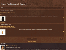 Tablet Screenshot of hairfashionandbeauty.blogspot.com