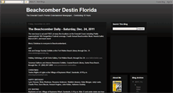 Desktop Screenshot of beachcomberdestin.blogspot.com