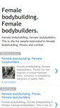 Mobile Screenshot of female-bodybuilding.blogspot.com