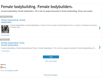 Tablet Screenshot of female-bodybuilding.blogspot.com