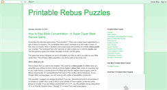 Desktop Screenshot of printablerebuspuzzles.blogspot.com
