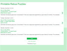 Tablet Screenshot of printablerebuspuzzles.blogspot.com