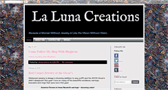 Desktop Screenshot of lalunacreations.blogspot.com