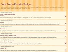 Tablet Screenshot of goodfood-recipes.blogspot.com